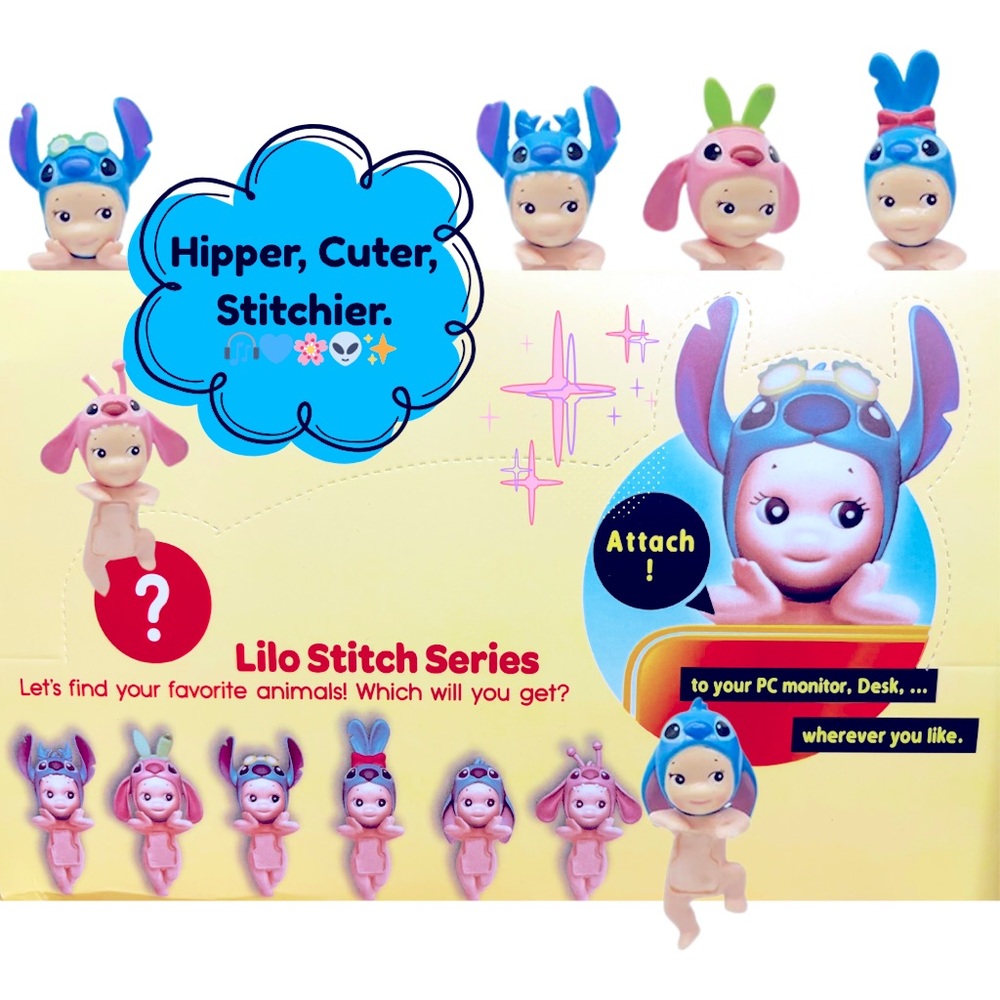 Sonny Angel HIPPERS Lilo & Stitch Series 1PC Sealed Blind Box Brand New